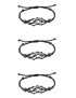 Bracelets Noir Porte Pierre