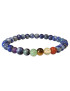 Bracelet Lapis Lazuli 7 Chakras A perles 6mm