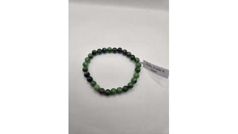 BRACELET 6mm rubis zoisite A